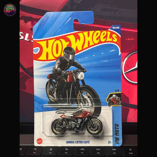 Hot Wheels Honda CB750 Café Racer 1:64 Diecast - HW Moto Series Motorcycle