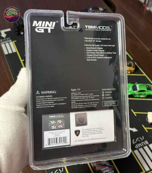 Mini GT Lamborghini Countach LB-Works 1:64 Diecast - 2024 Tokyo Auto Salon Exclusive - Blister