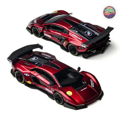 TimeMicro x PSC Design - Lamborghini Countach in Metallic Red – 1:64 Time Micro x PSC Design Diecast Model