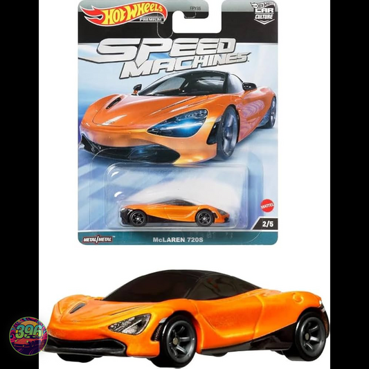 McLaren 720S Orange – Hot Wheels Premium Car Culture Speed Machines 1:64 Diecast (2/5)