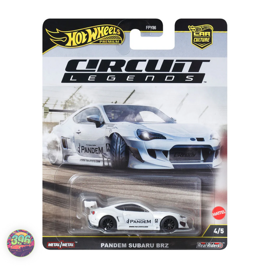 Pandem Subaru BRZ White GReddy Circuit Legends – Hot Wheels Premium Car Culture 1:64 Diecast (4/5)