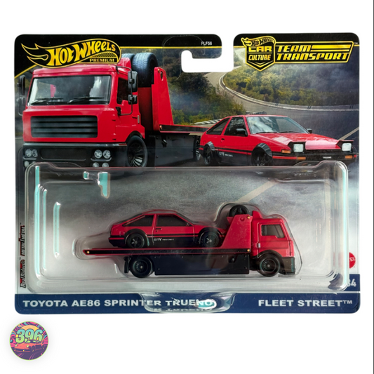 [MRP] Toyota AE86 Sprinter Trueno Red - Hot Wheels Premium Car Culture Team Transport 1:64 Diecast