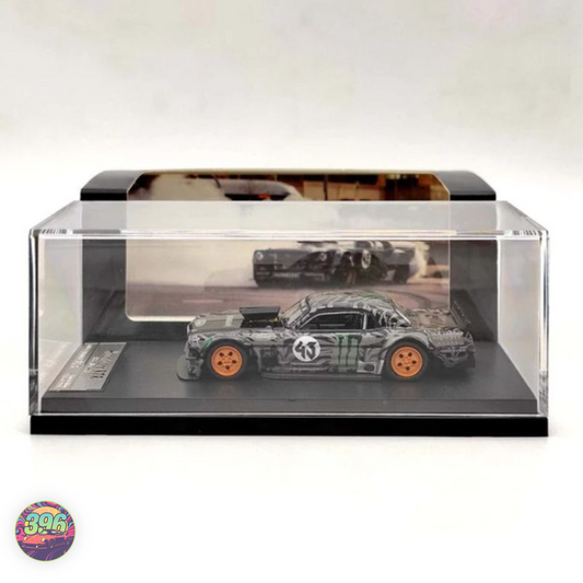 SM Street Weapon 1965 Mustang Hoonicorn RTR [Black]  1:64 Diecast Model