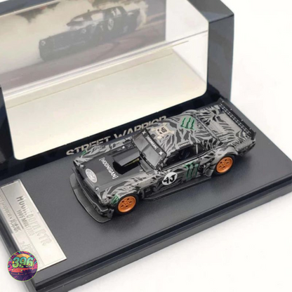 SM Street Weapon 1965 Mustang Hoonicorn RTR [Black]  1:64 Diecast Model