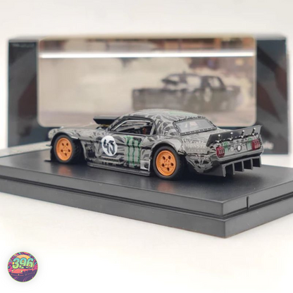 SM Street Weapon 1965 Mustang Hoonicorn RTR [Black]  1:64 Diecast Model