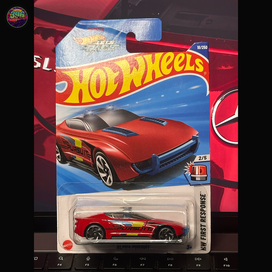 Hot Wheels Alpha Pursuit 1:64 Diecast - HW First Response