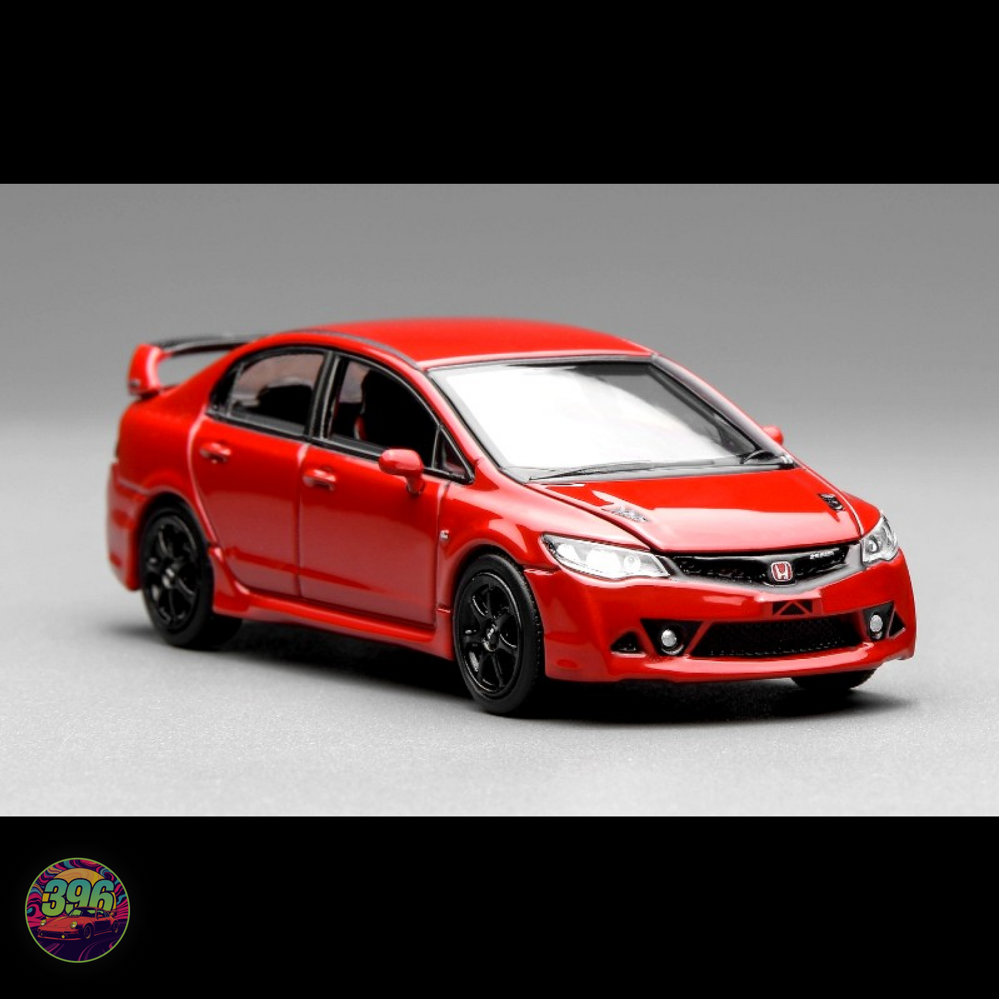 MotorHelix Honda Mugen FD2 Civic Type R Milano Red 1:64 Diecast Model