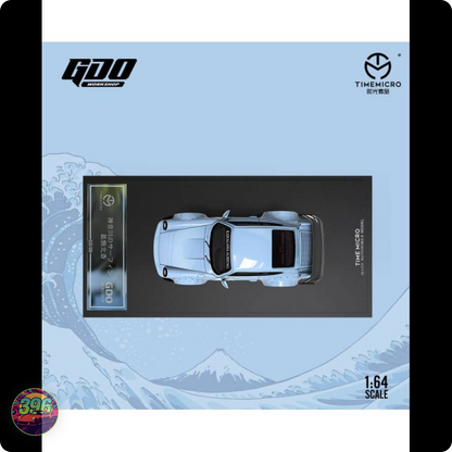 TimeMicro - Porsche RWB 964 "Kanagawa  Great Wave" Livery – 1:64 Time Micro x GDO Workshop Diecast Model