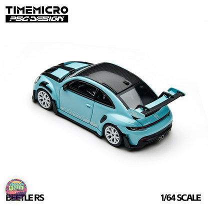 [PRE ORDER] TimeMicro VW Beetle  PSC Design in Teal – 1:64  Diecast Model