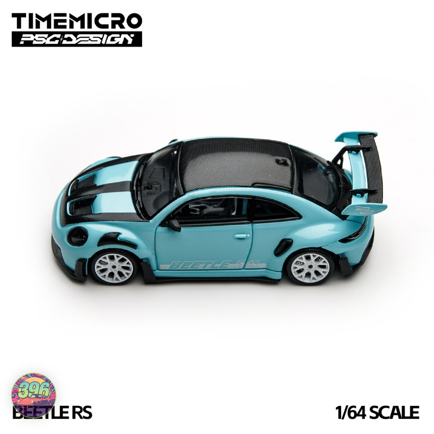 [PRE ORDER] TimeMicro VW Beetle  PSC Design in Teal – 1:64  Diecast Model