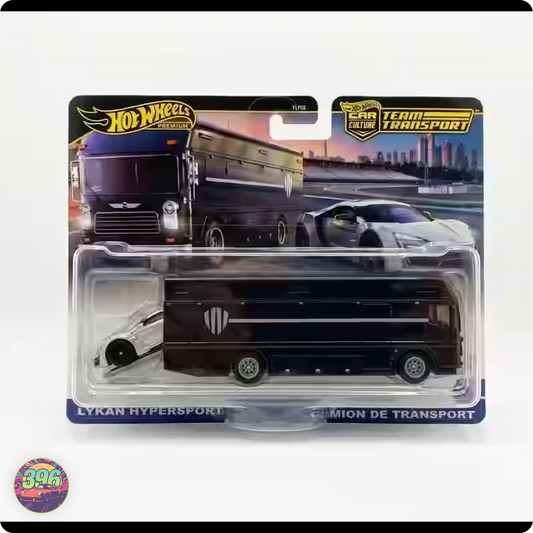 [MRP] Lycan HyperSport + Camion De Transport – Hot Wheels Premium Car Culture Team Transport 1:64 Diecast Set