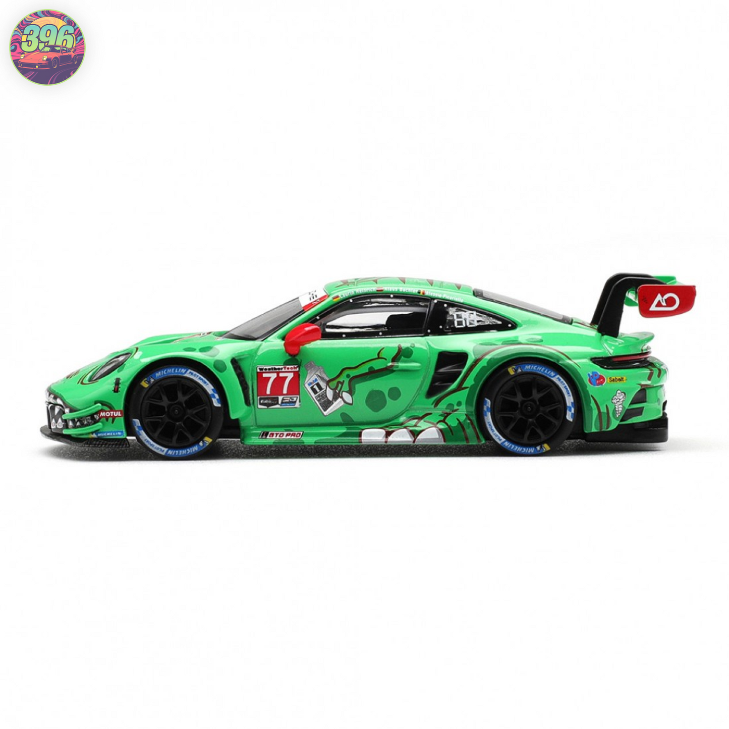 [PRE ORDER, BOX] Rexy Porsche 911 GT3 R (992) #77  – 1:64 Mini GT Diecast Model #MGT01218