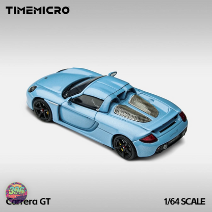 TimeMicro Porsche Carrera GT in Gulf Blue 1:64 Diecast Model