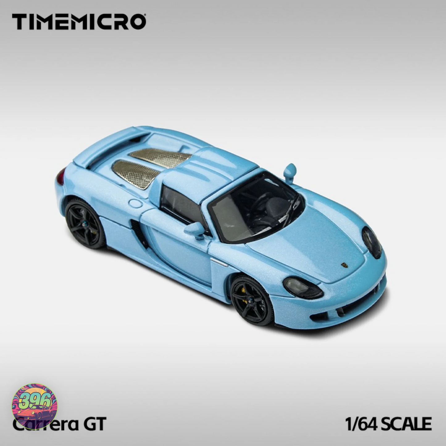 TimeMicro Porsche Carrera GT in Gulf Blue 1:64 Diecast Model