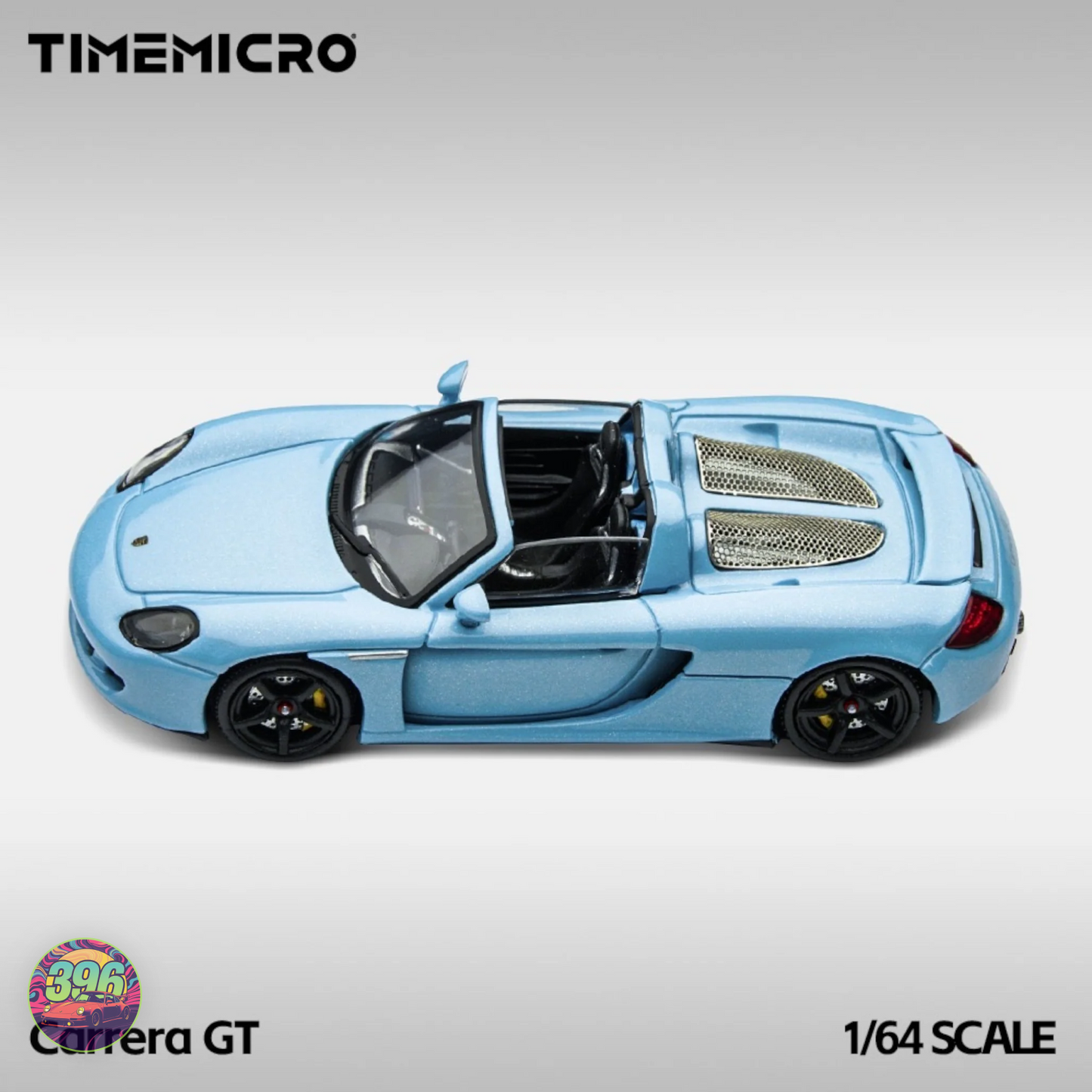 TimeMicro Porsche Carrera GT in Gulf Blue 1:64 Diecast Model