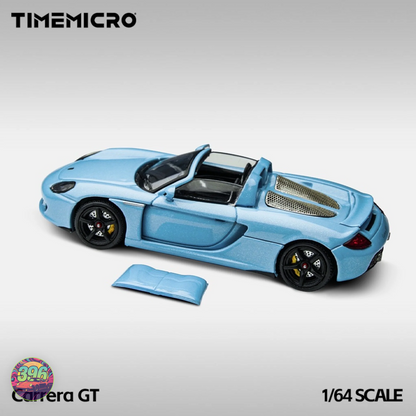 TimeMicro Porsche Carrera GT in Gulf Blue 1:64 Diecast Model
