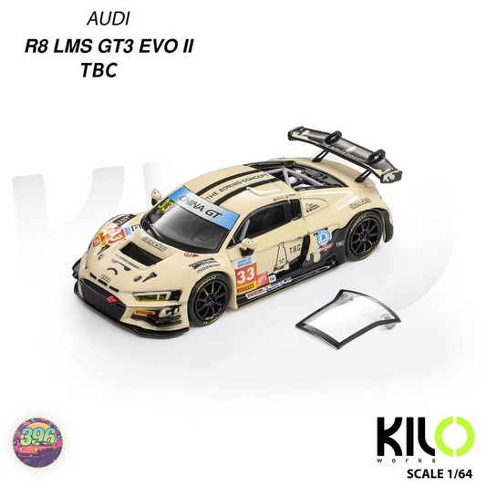 [PRE ORDER] KiloWorks - Audi R8 LMS GT3 EVO II #33 The Boring Concept China GT – 1:64 Kilo Works Diecast Model