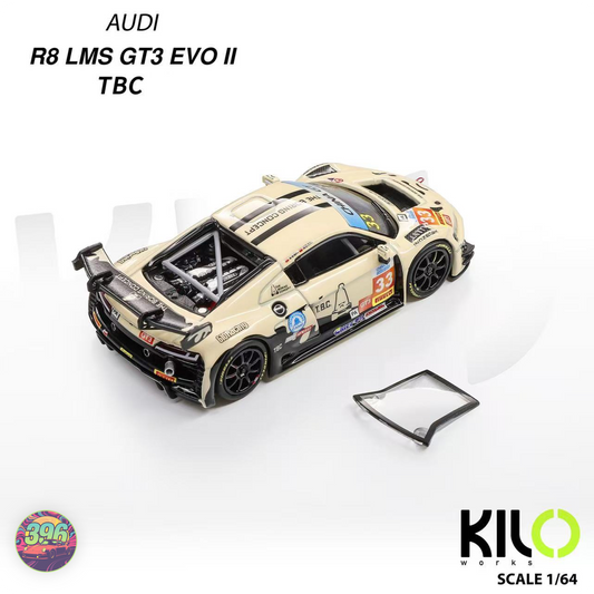[PRE ORDER] KiloWorks - Audi R8 LMS GT3 EVO II #33 The Boring Concept China GT – 1:64 Kilo Works Diecast Model