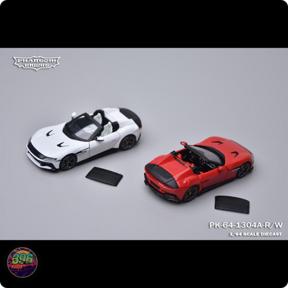 [PRE-ORDER] Phantom Knight - Ferrari 12 Cilindri Spider with Opening Hood in Red  – 1:64 Phantom Knight Diecast Model PK-64-1304A
