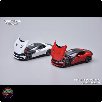 [PRE-ORDER] Phantom Knight - Ferrari 12 Cilindri Spider with Opening Hood in Red  – 1:64 Phantom Knight Diecast Model PK-64-1304A