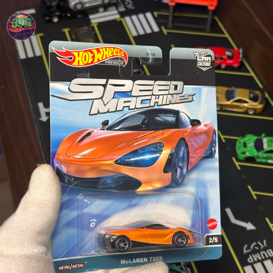 Hot Wheels Premium McLaren 720S 1:64 Diecast - Car Culture Speed Machines