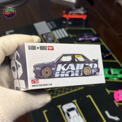 Mini GT - BMW M3 Blue V1 1:64 Diecast - Kaido House Series