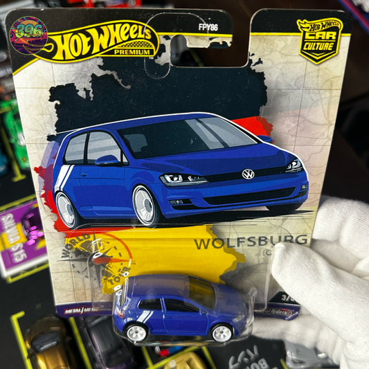 🔥 Hot Wheels Premium: Volkswagen Golf MK7 - 1/64 Diecast Car