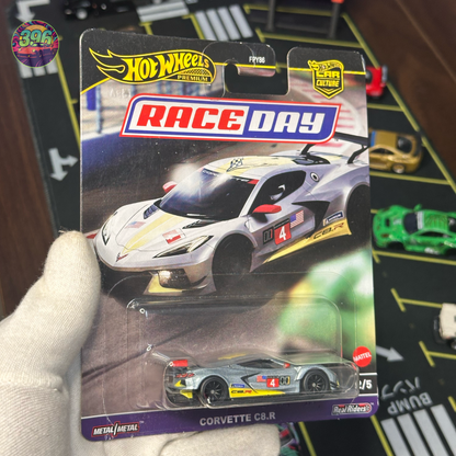 Hot Wheels Premium Corvette C8.R 1:64 Diecast - Car Culture Race Day