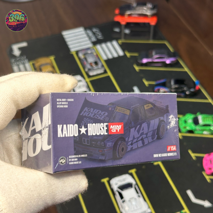 Mini GT - BMW M3 Blue V1 1:64 Diecast - Kaido House Series