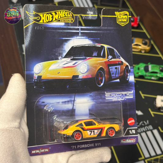 Hot Wheels Premium '71 Porsche 911 1:64 Diecast - Car Culture Exotic Envy