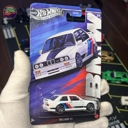 Hot Wheels 1992 BMW M3 1:64 Diecast - Silver Series