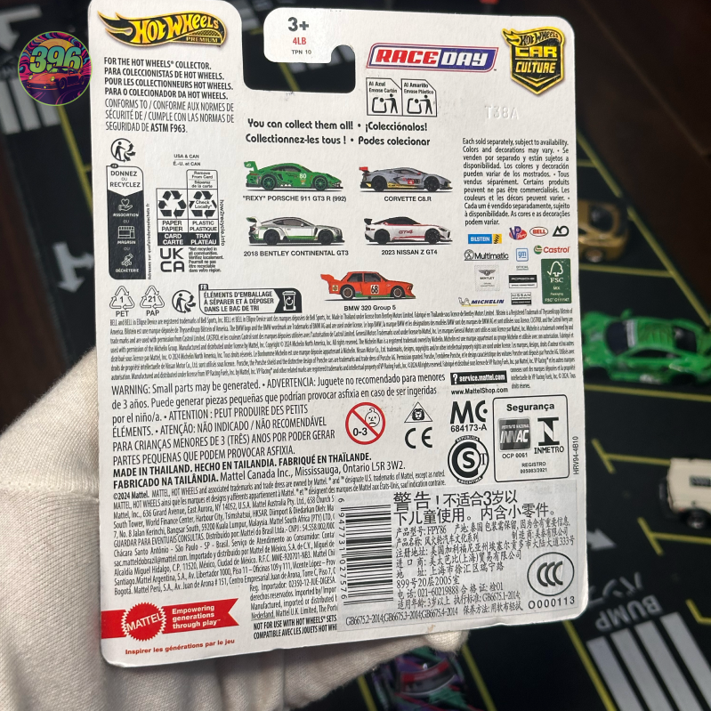 Hot Wheels Premium BMW 320 Group 5 1:64 Diecast - Car Culture Race Day