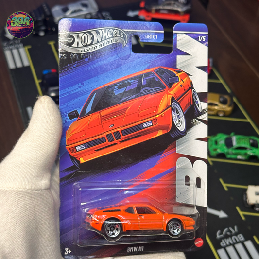 Hot Wheels BMW M1 1:64 Diecast - Hot Wheels Silver Series