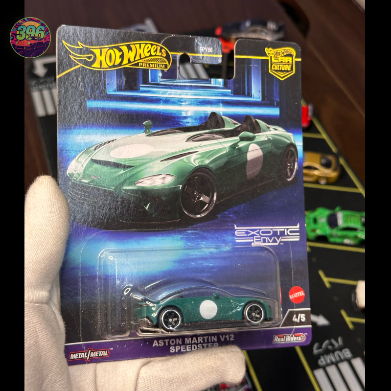 Hot Wheels Premium Aston Martin V12 Speedster 1:64 Diecast - Car Culture Exotic Envy