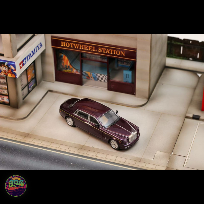 Street Warrior - Rolls-Royce Ghost in Purple - 1:64 Diecast Model