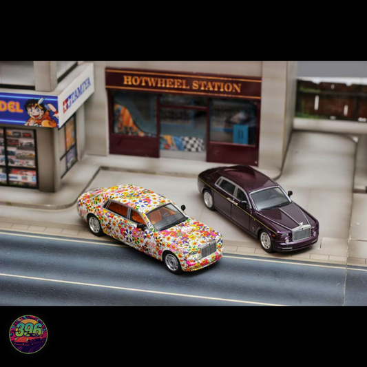 Street Warrior - Rolls-Royce Ghost in Purple - 1:64 Diecast Model