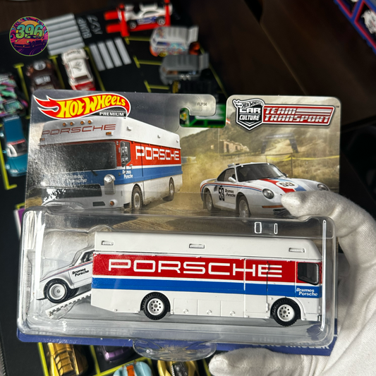 🏁 Hot Wheels Team Transport #61: 1986 Porsche 959 & Euro Hauler