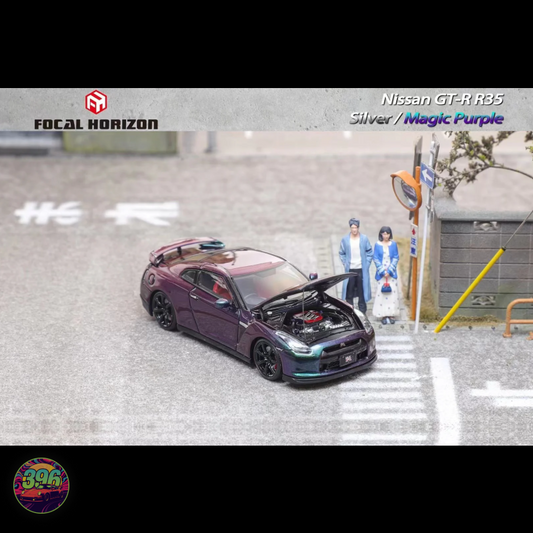 Focal Horizon - Nissan GT-R R35 in Magic Purple - 1:64 Diecast Model