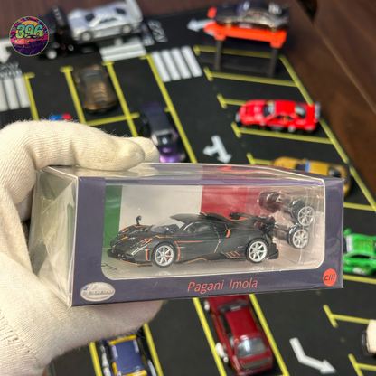 CM Model Pagani Imola 1:64 Diecast - Metallic Grey Finish - Hypercar Collectible