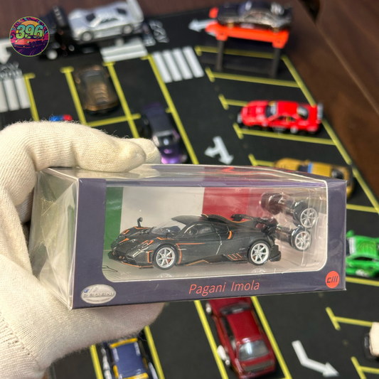 CM Model Pagani Imola 1:64 Diecast - Metallic Grey Finish - Hypercar Collectible