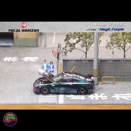 Focal Horizon - Nissan GT-R R35 in Magic Purple - 1:64 Diecast Model