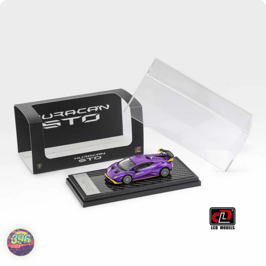LCD Model - Lamborghini Huracán STO in Viola Purple – 1:64 LCD Models Diecast Model