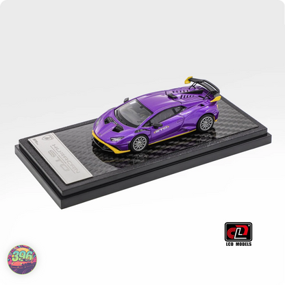LCD Model - Lamborghini Huracán STO in Viola Purple – 1:64 LCD Models Diecast Model