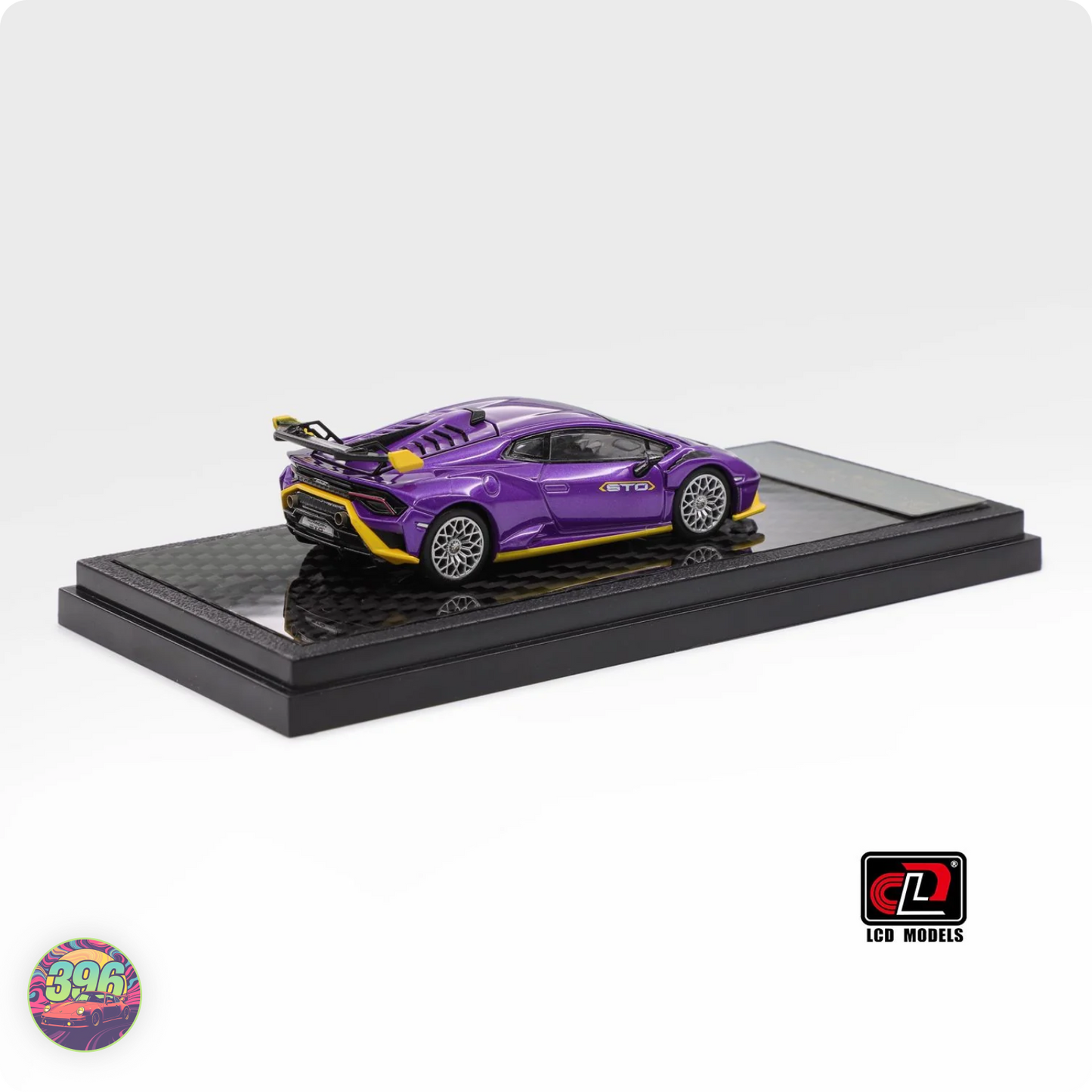 LCD Model - Lamborghini Huracán STO in Viola Purple – 1:64 LCD Models Diecast Model
