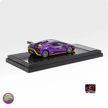 LCD Model - Lamborghini Huracán STO in Viola Purple – 1:64 LCD Models Diecast Model