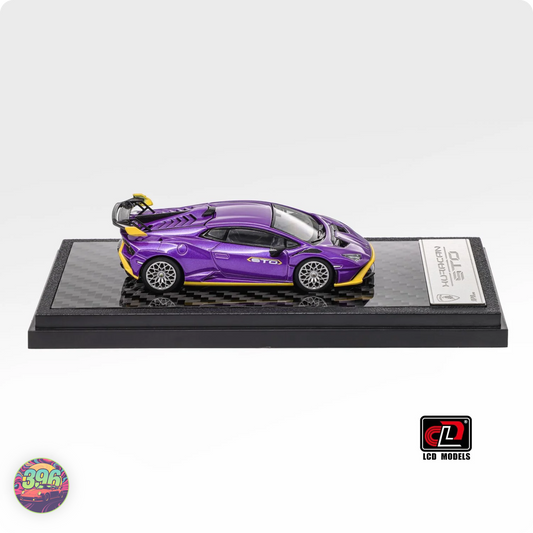 LCD Model - Lamborghini Huracán STO in Viola Purple – 1:64 LCD Models Diecast Model