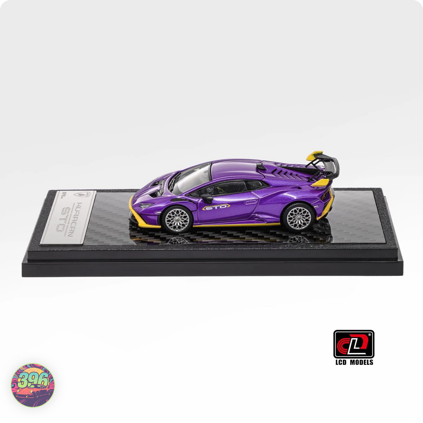 LCD Model - Lamborghini Huracán STO in Viola Purple – 1:64 LCD Models Diecast Model