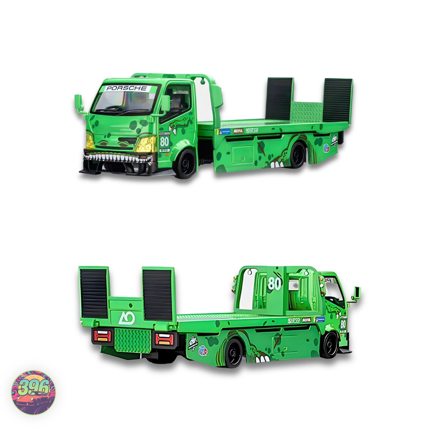 Mega Gear - Rexy Tow Truck (with chance of Chase) - 1:64 Micro Turbo Diecast Model