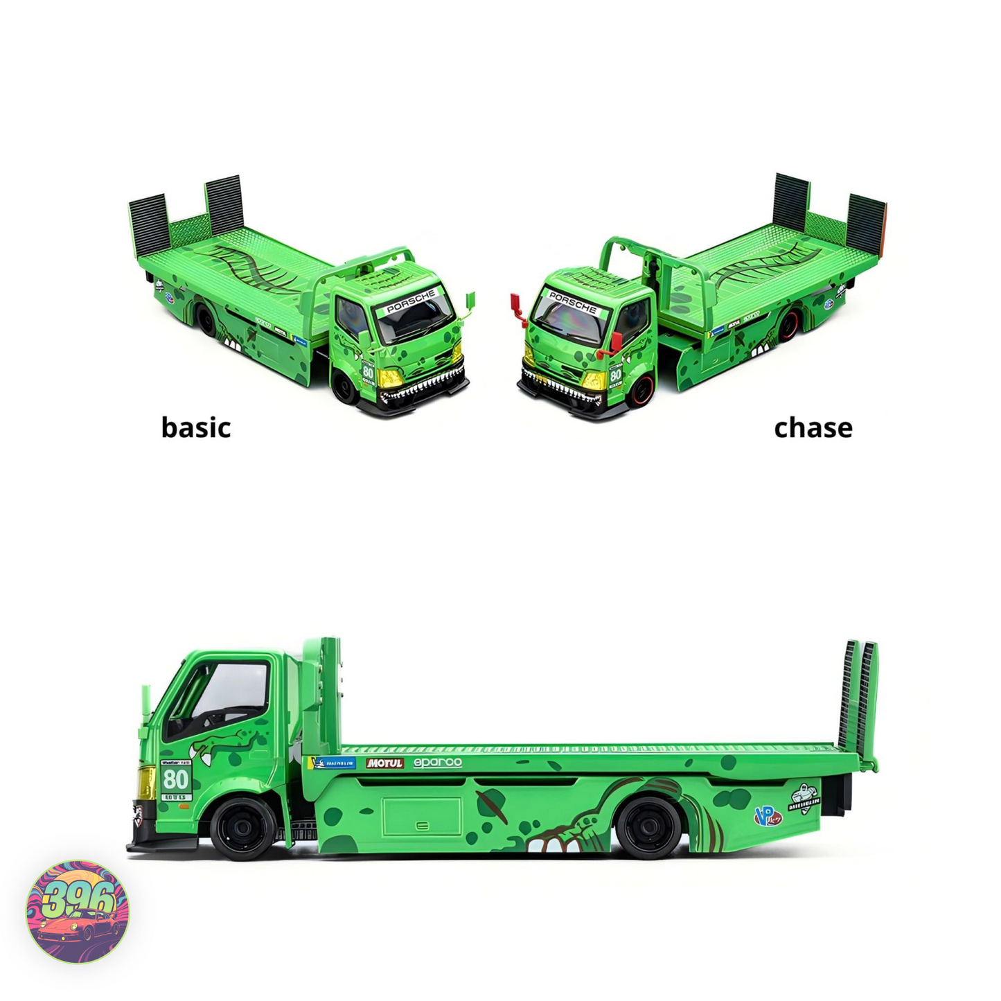 Mega Gear - Rexy Tow Truck (with chance of Chase) - 1:64 Micro Turbo Diecast Model