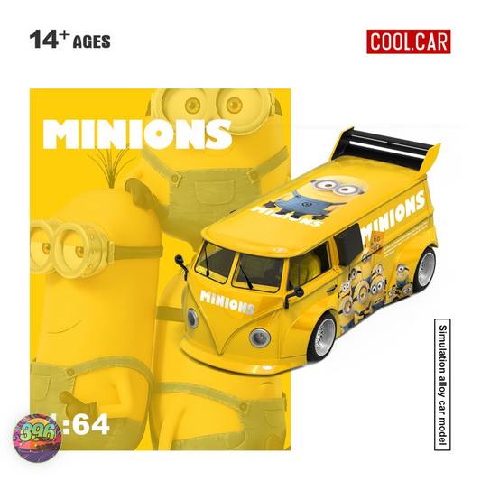 [PRE ORDER] CoolCar - VW T1 Pickup Minions Edition Yellow – 1:64 Cool.Car Diecast Model
